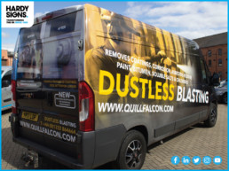 Quill Falcon - Hardy Signs - Van Signage