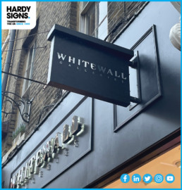 Whitewall - Hardy Signs - Illuminated Projected Sign