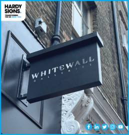 Whitewall - Hardy Signs - Projected Sign