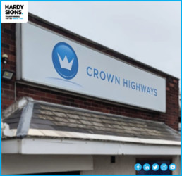 Crown Highways - Hardy Signs - Fascia Signage
