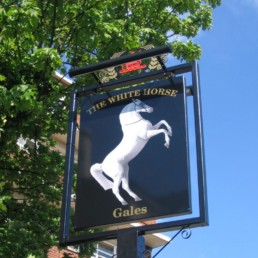 Pub Signs - The White Horse - George Gale & Co - Hardy Signs Ltd - 2019