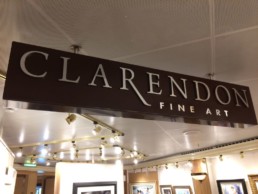 Suspended Ceiling Signs - Clarendon Fine Art - Hardy Signs Ltd - 2019 - 1