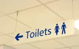 Suspended Ceiling Signs - NHS - Toilets - Hardy Signs Ltd - 2019 - 1