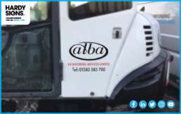 Alba De-Watering Services - Hardy Signs - Vehicle Livery - 2020 - 2