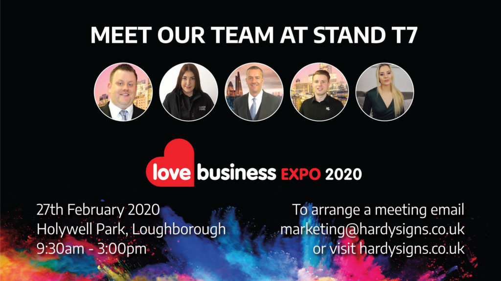 Love Business Expo 2020 - Hardy Signs - Exhibition Signage