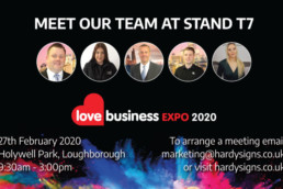 Love Business Expo 2020 - Hardy Signs - Exhibition Signage