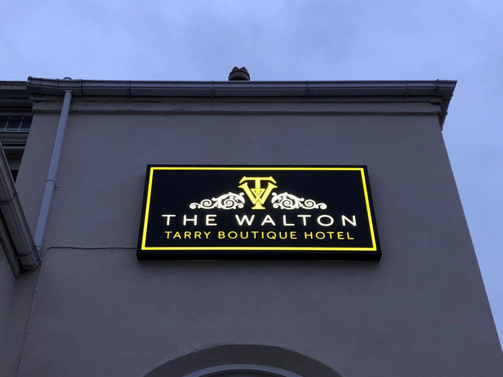 The Walton Hotel - Hardy Signs - External Signs