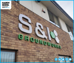 S&I Groundworks - Hardy Signs - External Signage
