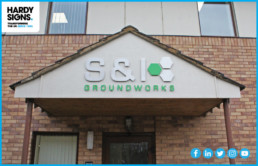 S&I Groundworks - Hardy Signs - Fascia Signage