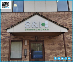 S&I Groundworks - Hardy Signs - Outdoor Signage