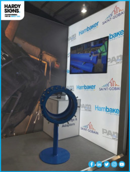 Saint Gobain - Hardy Signs - Exhibition Signs