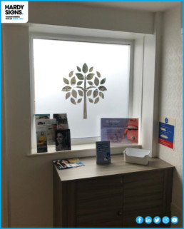 Forest House Dental Practice - Hardy Signs - Window Frosting