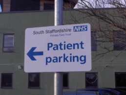 NHS South Staffs - Car Parking Signs | Hardy Signs