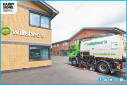 Willshee's - Hardy Signs - Site Signs & Office Signs