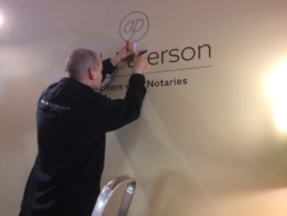 Astle Paterson - Solicitors Signage - Wall Graphics