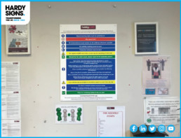 Hobby Craft - Hardy Signs - Health and Safety