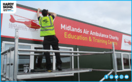 Midlands Air Ambulance - Hardy Signs - Outdoor Signage - full service sign company