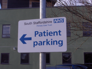 NHS South Staffs - Car Parking Signs  Hardy Signs