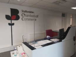Staffordshire - Chamber of Commerce - Perspex Screens