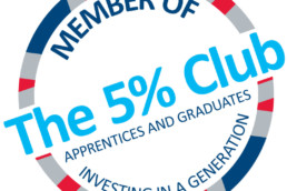 The 5% club logo | Hardy Signs Ltd