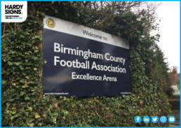 Birmingham County Football Association - Hardy Signs - Dibond Panel