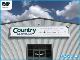 Country Services - Illuminated Signs - Hardy Signs
