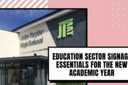 Education Sector Signage - Hardy Signs - Blog Thumbnail