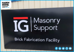 IG Masonry - Hardy Signs - Outdoor Signs