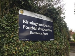 Birmingham County Football Association - Signage Solutions - Hardy Signs