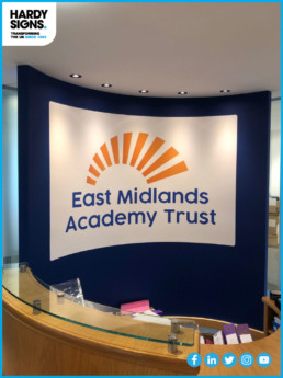 East Midlands Acdemy Trust - Hardy Signs - Wall Signage