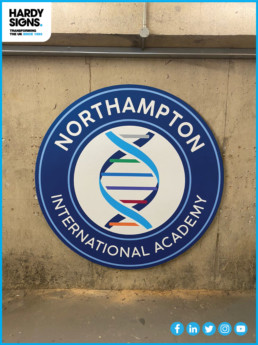 Northampton International Academy - Hardy Signs - Wall Graphics