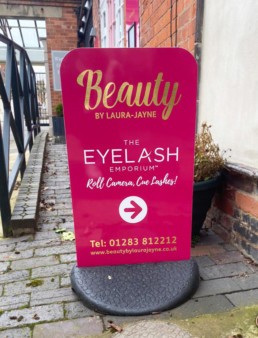 Beauty By Laura Jayne - Hardy Signs - Pavement Signs