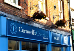 Cornwell's Chemist - Hardy Signs - Pharmacy Signage