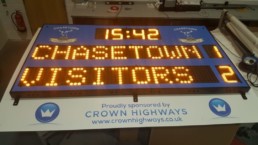 Crown Highways - Chasetown FC - Hardy Signs - Digital Signage