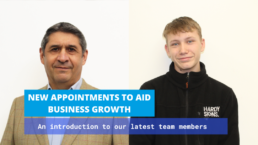Hardy Signs Blog - New Appointments To Aid Business Growth