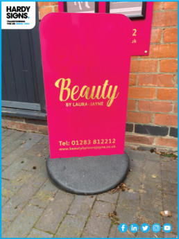 Beauty by Laura Jayne - Hardy Signs - Pavement Signs (2)