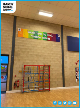 Horninglow Primary - Hardy Signs - Wall Signage - Education Sector Signage