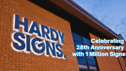 Hardy Signs Ltd 28th Anniversary cover photo