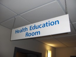 NHS - Hardy Signs - Suspended Ceiling Signs