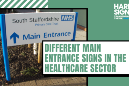 Different Main Signs in the Healthcare Sector