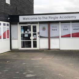 The Pingle Academy - Hardy Signs - Contravision Graphics