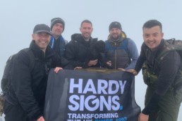 Snowdon Trip - Hardy Signs