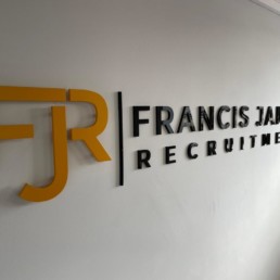 Francis James Recruitment - Hardy Signs - Indoor Signage