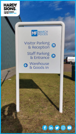 Marchfoods - Hardy Signs - Directional Signs
