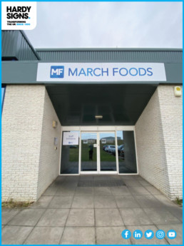 Marchfoods - Hardy Signs - Entrance Signage