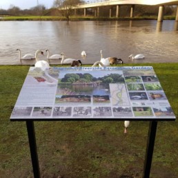 Stapenhill Riverside Recreation Gardens - Hardy Signs - Interpretation Signs