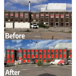 Muller Before and After - Hardy Signs - full service sign company