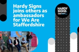 Hardy Signs joins others as ambassadors for We Are Staffordshire - Hardy Signs Ltd