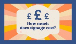 How much does Signage cost - Hardy Signs Ltd