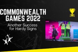 Commonwealth Games 2022 – another success for Hardy Signs